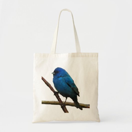 Indigo Bunting Tragetasche (Vorne)