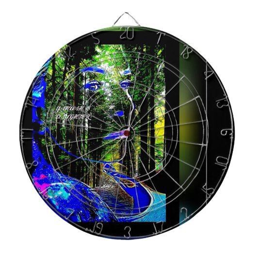 Indigo Candy 01 Dartscheibe (vorne)