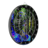 Indigo Candy 01 Dartscheibe (Vorderseite Links)