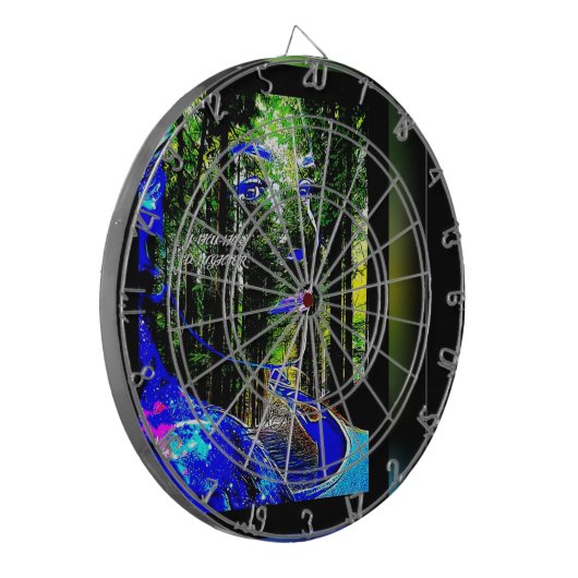 Indigo Candy 01 Dartscheibe (Vorderseite Links)