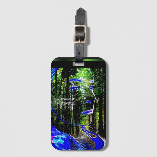 Indigo Candy 01 Gepäckanhänger (Vorderseite Vertikal)