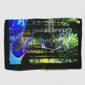 Indigo Candy 01 Golfhandtuch (Horizontal)