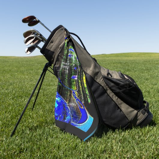 Indigo Candy 01 Golfhandtuch (Gras)