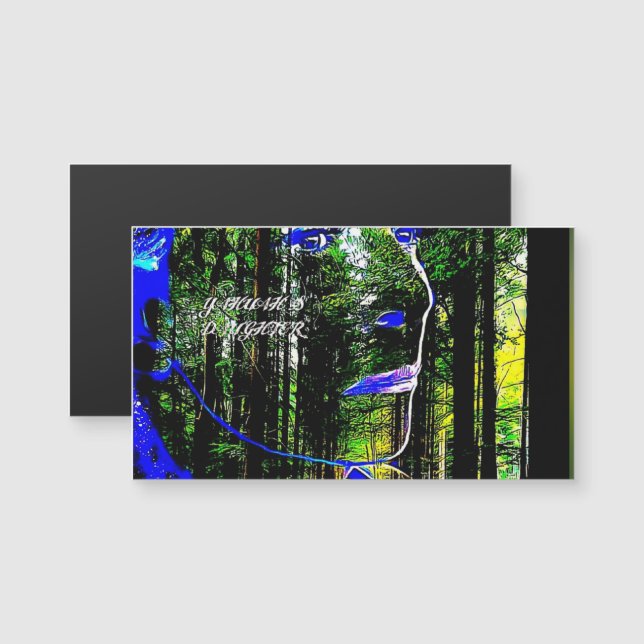 Indigo Candy 01 Magnetkarte (Vorne/Hinten)