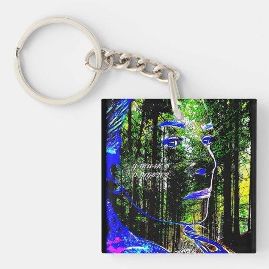 Indigo Candy 01 Schlüsselanhänger (Vorderseite)