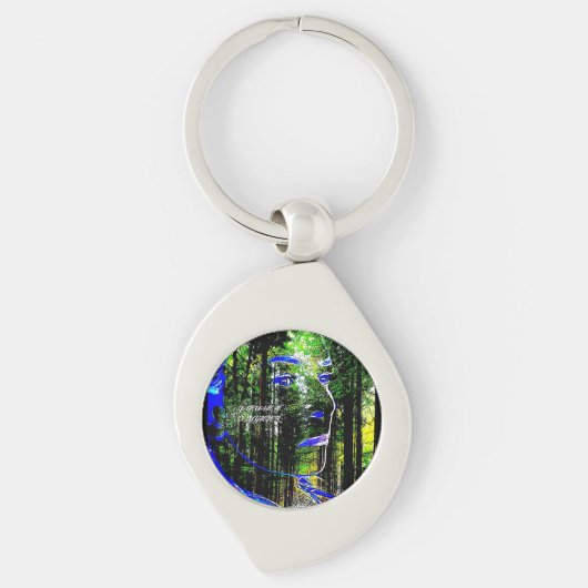 Indigo Candy 01 Schlüsselanhänger (Vorderseite)