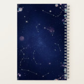Indigo Celestial Mandala Journal Notizblock (Rückseite)
