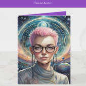 Indigo Child Art | Indigo Adult Art | Blank Karte