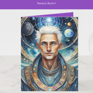 Indigo Child Art   Indigo Adult Art   Blank Karte