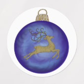 INDIGO CHRISTMAS BUBBLE ETIKETTEN (Design 2)