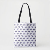 Indigo Coastal Leaf-Tasche als Geschenk Tasche (Vorderseite)
