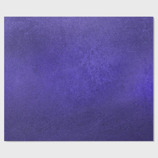 Indigo Cobalt Blue Deep Navy monochromatisches Zem Geschenkpapier (Flach)