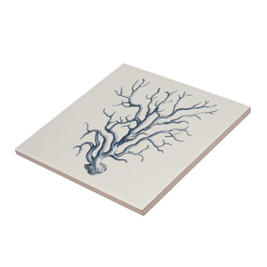 Indigo Coral Fliese (Seite)