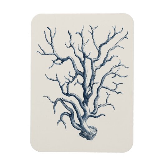 Indigo Coral Magnet (Vertikal)