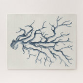 Indigo Coral Puzzle (Horizontal)