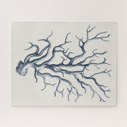 Indigo Coral Puzzle (Horizontal)