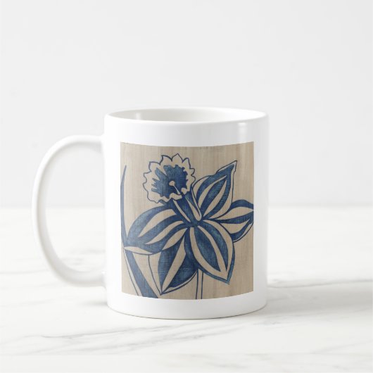 Indigo Daffodil Kaffeetasse (Links)