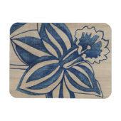Indigo Daffodil Magnet (Horizontal)