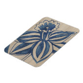Indigo Daffodil Magnet (Linke Seite)