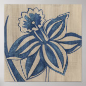 Indigo Daffodil Poster (Vorne)