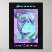 Indigo Dolphin Poster (Vorne)