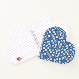 Indigo Dream Daisies Notizblock