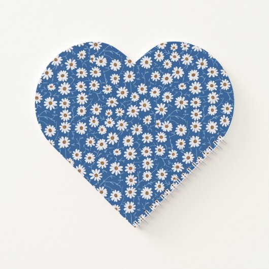 Indigo Dream Daisies Notizblock (Rückseite)