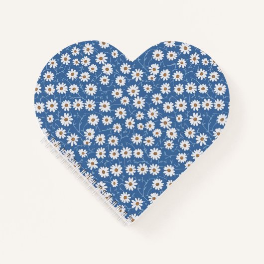 Indigo Dream Daisies Notizblock (Vorderseite)