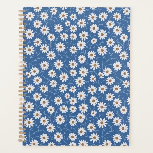 Indigo Dream Daisies Planer (Vorderseite)