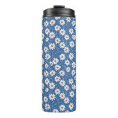 Indigo Dream Daisies Thermosbecher (Vorderseite)