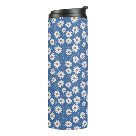 Indigo Dream Daisies Thermosbecher (Nach links gedreht)