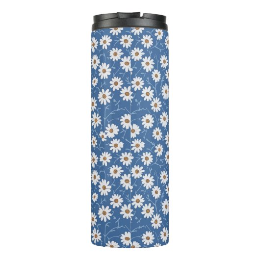 Indigo Dream Daisies Thermosbecher (Rückseite)