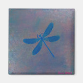 Indigo Dream Dragonfly Magnet (Vorne)