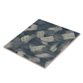 Indigo Dreams Unleashed Shibori Japanisch Fliese