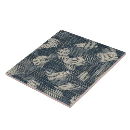 Indigo Dreams Unleashed Shibori Japanisch Fliese (Seite)