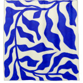 Indigo Elegance Duschvorhang (Vorderseite)