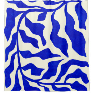 Indigo Elegance Duschvorhang