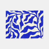 Indigo Elegance Fleecedecke (Vorderseite (Horizontal))