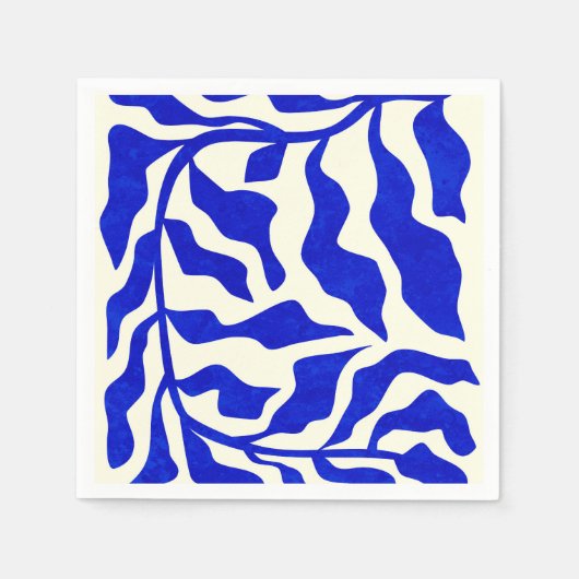 Indigo Elegance Serviette (Vorderseite)