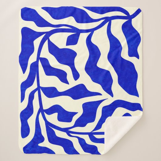 Indigo Elegance Sherpadecke (Vorderseite)