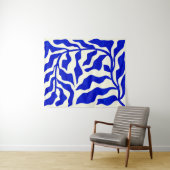 Indigo Elegance Wandteppich (Beispiel (Horizontal))