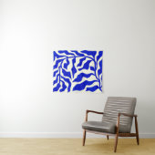 Indigo Elegance Wandteppich (Beispiel (Horizontal))