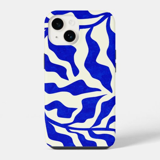 Indigo Eleganz iPhone Hülle (Rückseite)