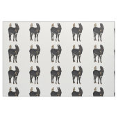 INDIGO-Esel & Eule Stoff (Fat Quarter (45,7 x 55,9 cm))