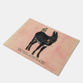 INDIGO-ESEL u. EULE Fußmatte (Schrägansicht)