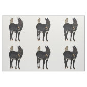 INDIGO-ESEL u. EULE Gewebe Stoff (Fat Quarter (45,7 x 55,9 cm))