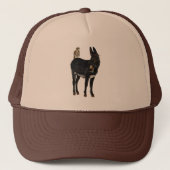 INDIGO-ESEL u. EULE Hut Truckerkappe (Vorderseite)