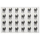 INDIGO-Esel- und Eulen-Stoff Stoff (Yard (91,4 cm))