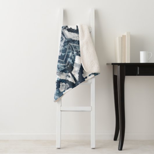 Indigo-Extraktion - geometrisch Sherpadecke (Beispiel)