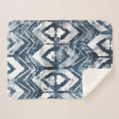 Indigo-Extraktion - geometrisch Sherpadecke (Vorderseite (Horizontal))